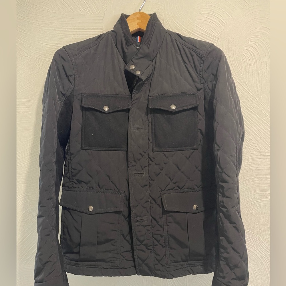 Banana Republic Black Wool and Quilted Jacket - Size Small
